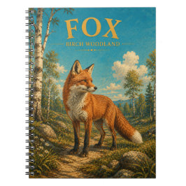 Espiral Caderno GeoSaga de Aquarela Fox Birch Woodland