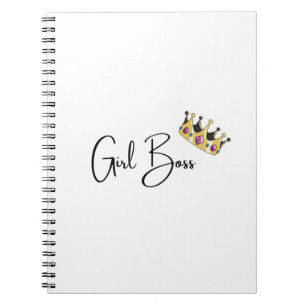 Espiral Caderno Girl Boss