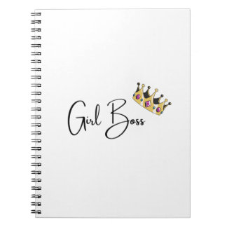 Espiral Caderno Girl Boss