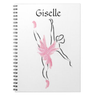 Espiral Caderno Giselle do amor do tutu