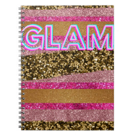 Espiral caderno glamoroso