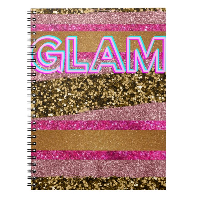 Espiral caderno glamoroso (Frente)