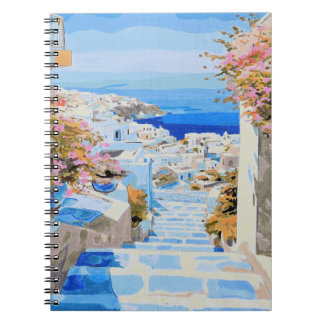 Espiral Caderno Grécia Bonita
