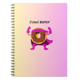 Espiral Caderno Guerreiro Donut