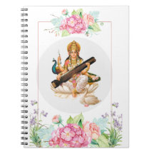Caderno Hindu do Diário de Saraswati da deusa