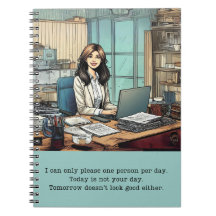 Caderno - Hoje Não é o Seu Dia