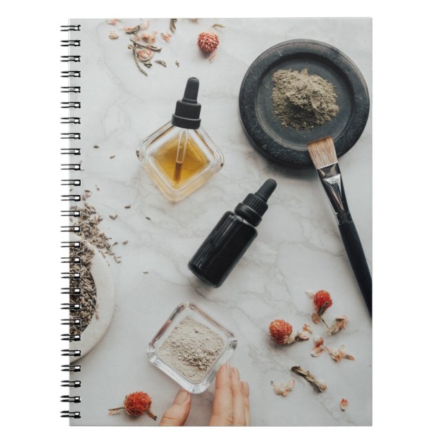 Espiral Caderno holístico dos óleos essenciais do (Frente)