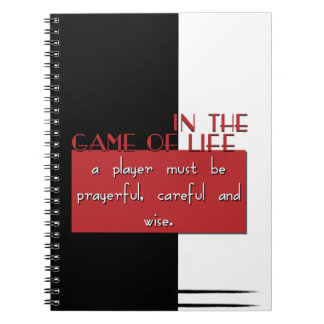 Espiral Caderno Home do jogo ou da estada