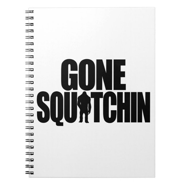 Espiral Caderno ido de Squatchin (Frente)