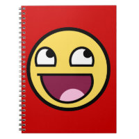 Caderno impressionante da cara