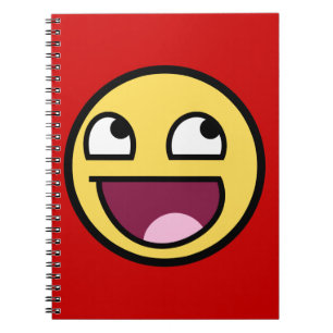 Espiral Caderno impressionante da cara