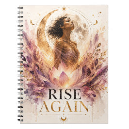 Espiral Caderno Inspirador de Auto-Crescimento Renascença
