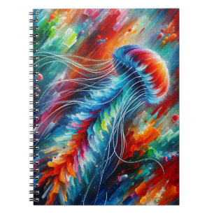 Espiral Caderno Jellyfish Flow
