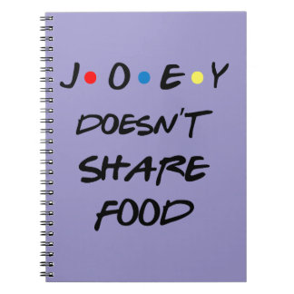 Espiral Caderno Joey Doesn't Share Food