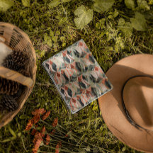 Caderno Jornal Moderno Boho Abstrato | Monograma