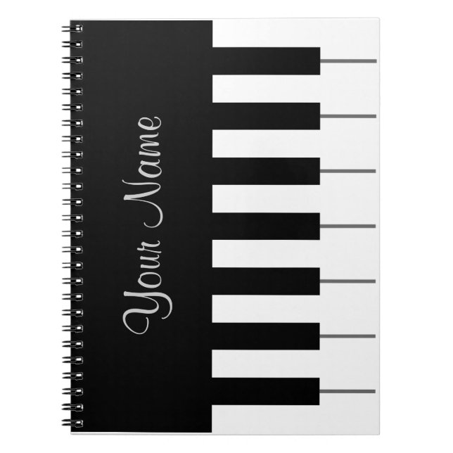 Espiral Caderno legal do piano (Frente)
