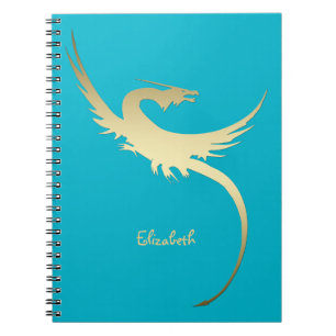 Espiral Caderno legendário do dragão