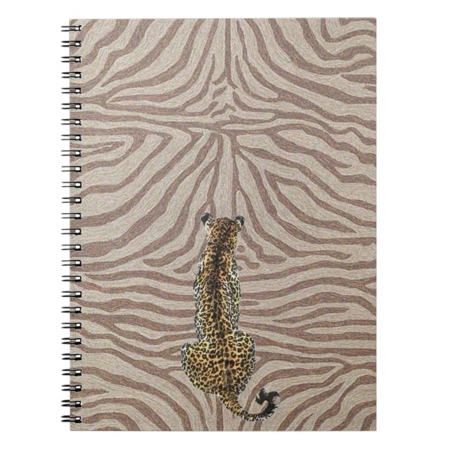 Espiral Caderno Leopardo Foco Selvagem (Frente)