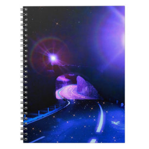 Espiral Caderno Liminal Noturno