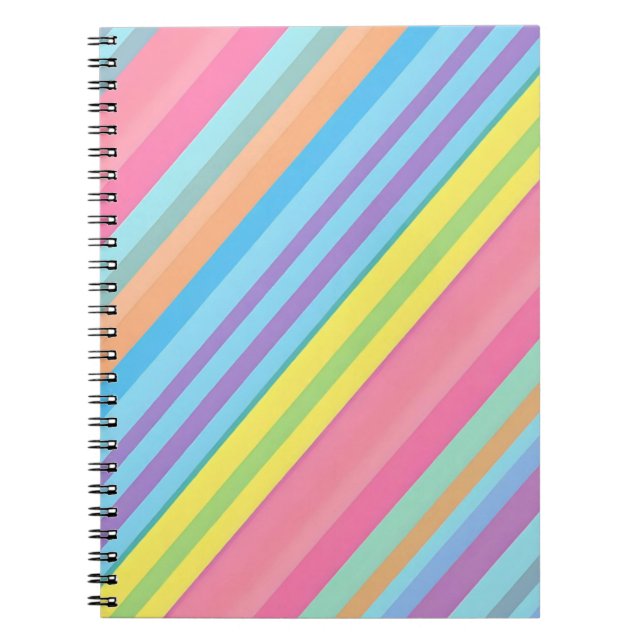 Espiral caderno listrado (Frente)