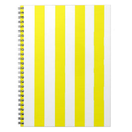 Espiral Caderno Listrado Amarelo