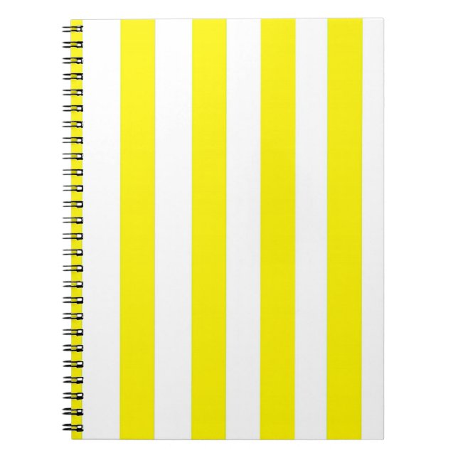 Espiral Caderno Listrado Amarelo (Frente)