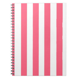 Espiral Caderno Listrado Rosa