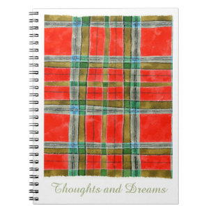 Espiral Caderno MAC BAIN TARTAN 16,5x22cm