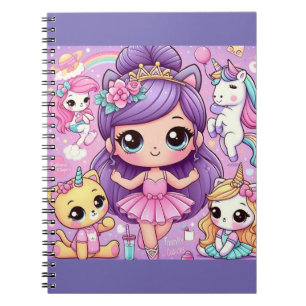 Espiral Caderno Mágico de Bailarina