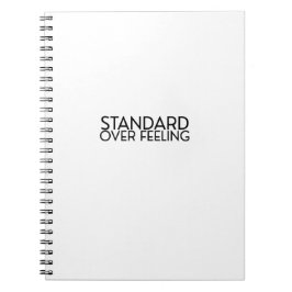 Espiral Caderno Minimalista Disciplina Sobre Motivação
