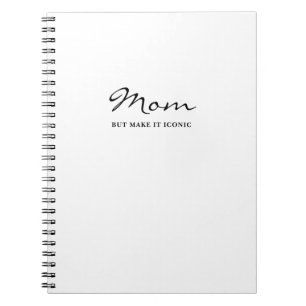 Espiral Caderno Minimalista Mãe Legal Divertida Irônica
