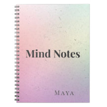 Caderno Minimalista Mind Notes