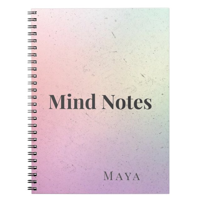 Espiral Caderno Minimalista Mind Notes (Frente)