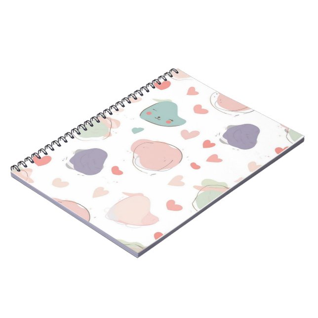 Espiral Caderno Moderno Neutro (Left Side)
