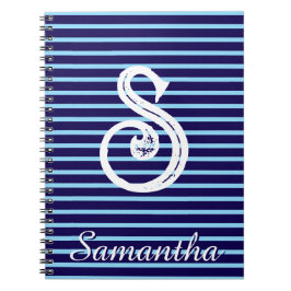 Espiral Caderno Monogram Modern Preppy de Volta às Aulas