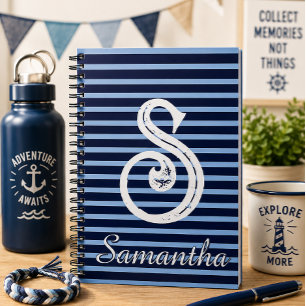Espiral Caderno Monogram Modern Preppy de Volta às Aulas
