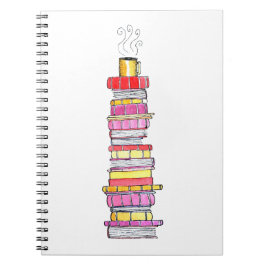 Espiral Caderno morno dos livros