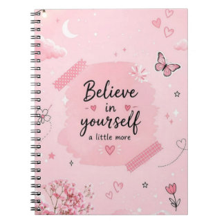 Espiral Caderno Motivacional Fofo