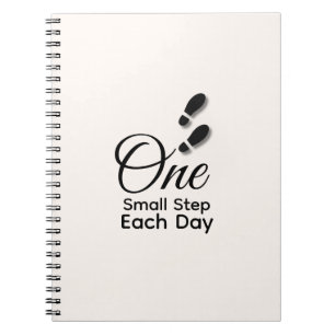 Espiral Caderno Motivacional Minimalista – Diário de Citaç