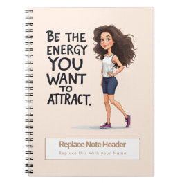 Espiral Caderno Motivacional Personalizado