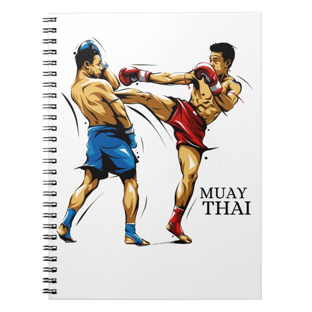 Espiral Caderno Muay Thai / Thai Boxing (Frente)
