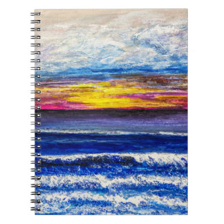 Espiral Caderno - Nascer do Sol à Beira-Mar