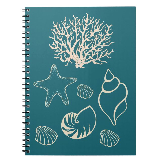 Espiral Caderno Náutico de Conchas (Frente)