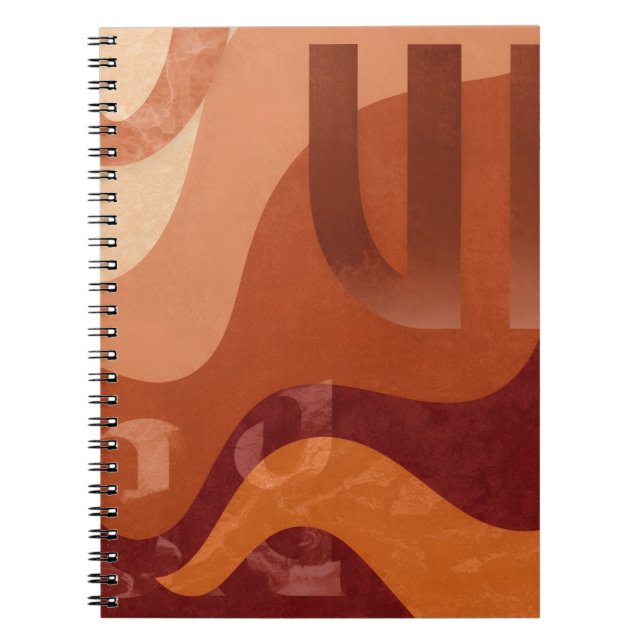 Espiral Caderno Neutro Moderno (Frente)