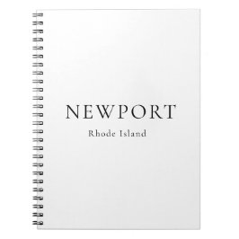 Espiral Caderno Newport Rhode Island