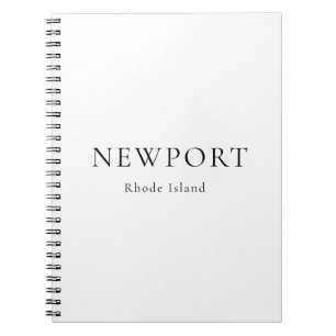 Espiral Caderno Newport Rhode Island 