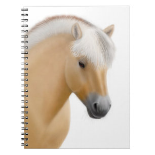 Espiral Caderno norueguês amigável do cavalo do fiorde