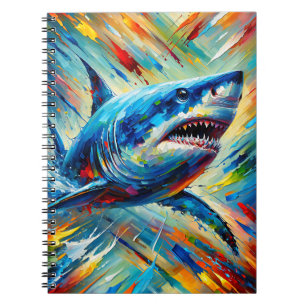Espiral Caderno Ocean Blaze Shark