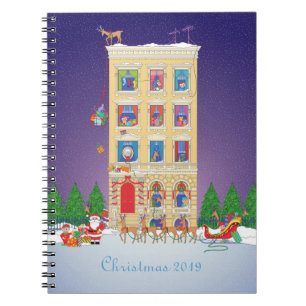 Espiral Caderno Organizador de Natal Anterior