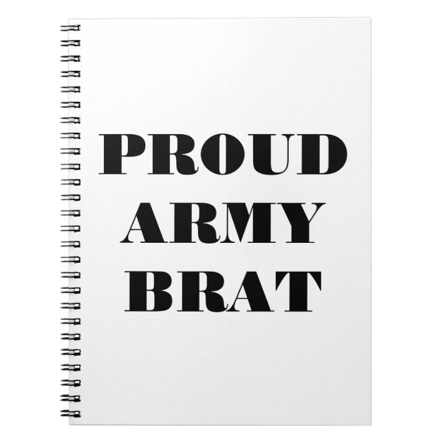 Espiral Caderno Orgulhoso Exército Pirralho (Frente)